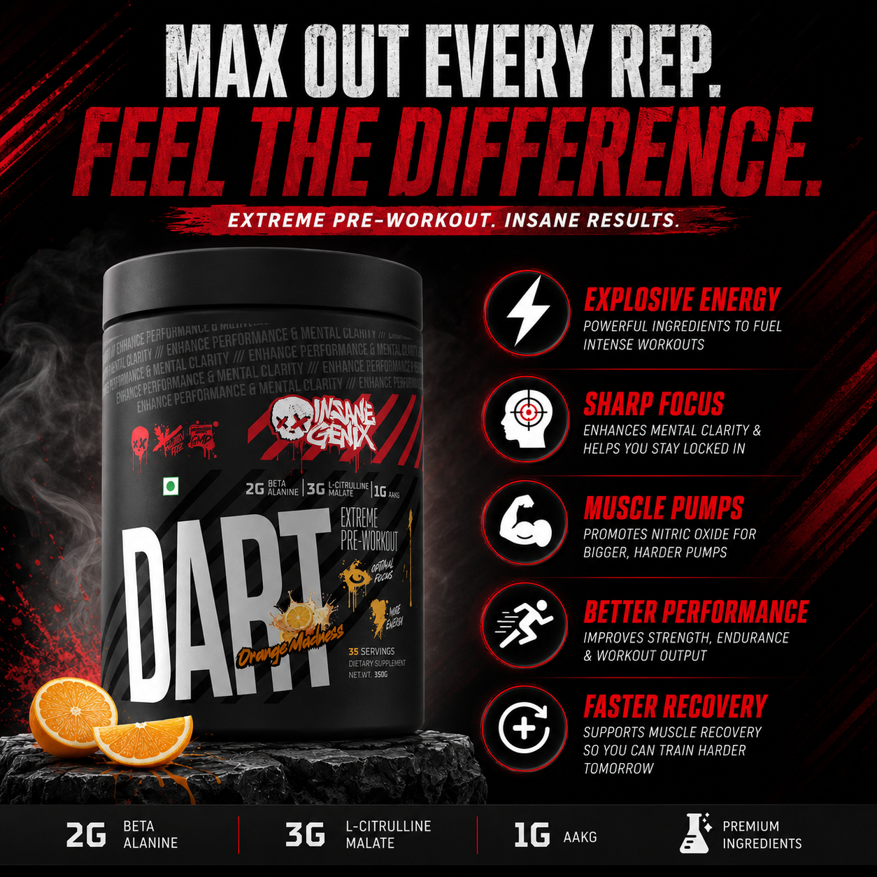 DART Extreme Pre-Workout view 3