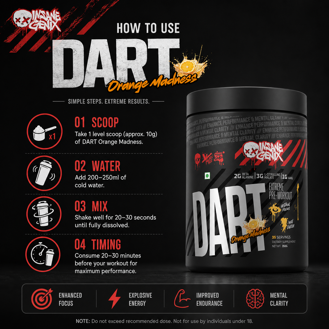 DART Extreme Pre-Workout view 4